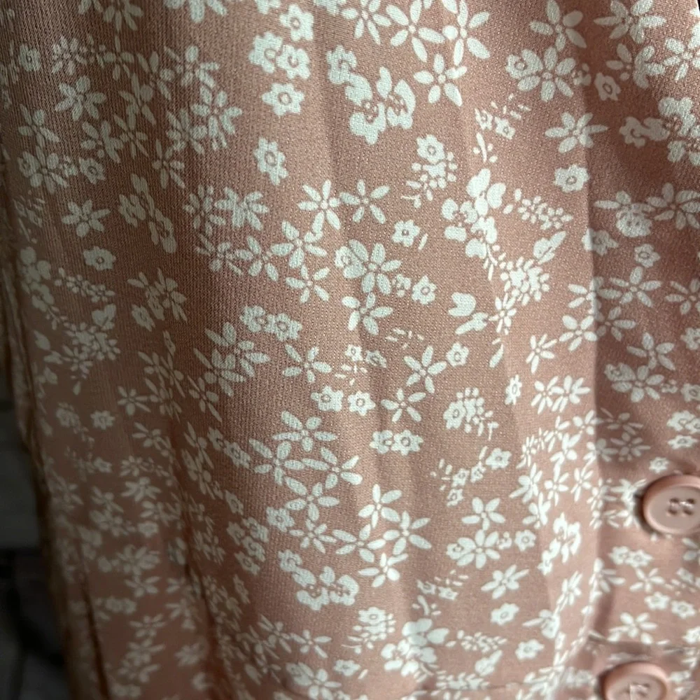 NWOT Nasty Gal Mauve Floral Maxi Dress Size 20 - Picture 4 of 5